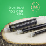 Proprietary Hemp Extract – Green Label (150mg, 450mg, 1500mg CBD)