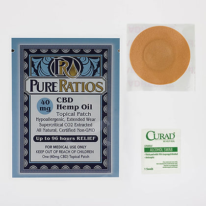 Pure Ratios – Hemp Patch (40mg CBD)