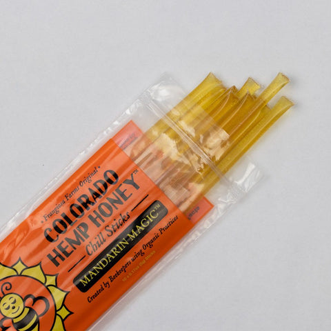 Colorado Hemp Honey - CBD Honey Chill Sticks (450mg CBD) - Mandarin Magic