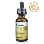 Tasty Hemp Oil – Tasty Drops | CBD Oil Tincture [Full Spectrum] (300mg CBD) - Vanilla